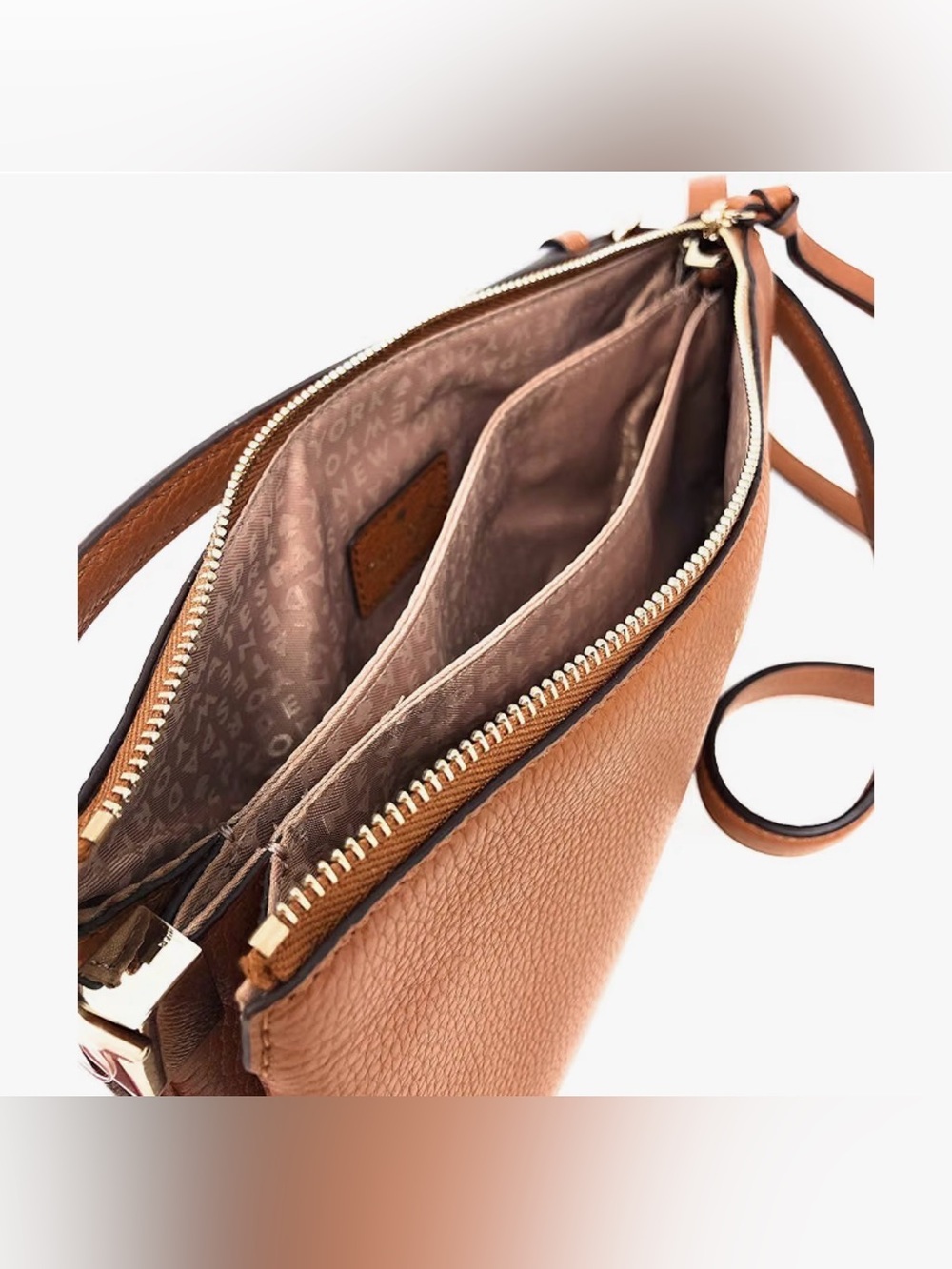 Kate Spade New York Mulberry Street Madelyne Crossbody Bag purse Warm Ginger - Picture 4 of 12